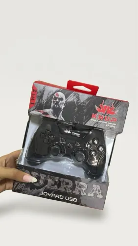 Controle Gamer Knup KP-4040 USB Plug and Play