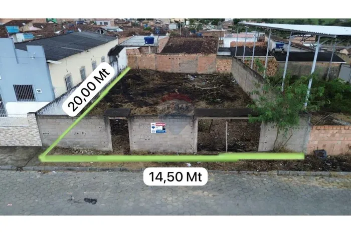 Excelente Terreno na Liberdade, Itamaraju! 290m² A Venda