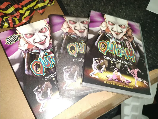 DVD circo de soleil Quidam Amsterdã - com mouse pad brinde