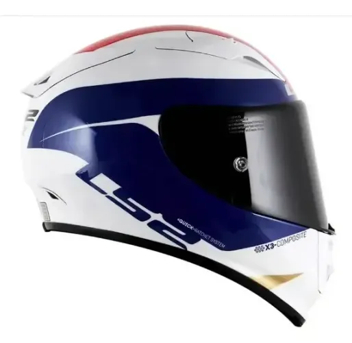 Capacete 58 M Ls2 Ff323 Arrow R Comet Branco/azul