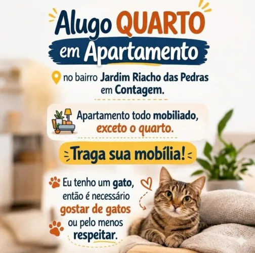 Apartamento feminino - Jardim Riacho das Pedras