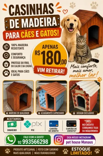 Maravilhosa casas para pets