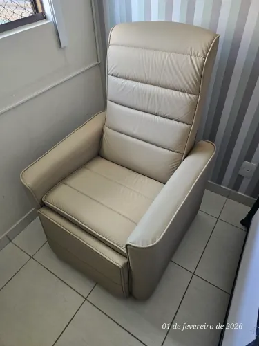 Poltrona Reclinável Corino - Poltrona do Papai