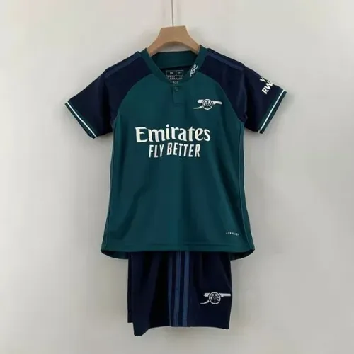 CONJUNTO INFANTIL ARSENAL 23/24 VERDE/AZUL 4/5 ANOS