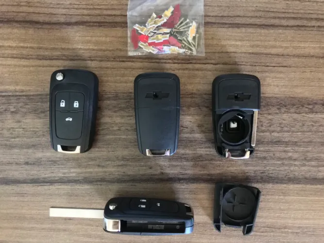 Carcaça de chave canivete GM Chevrolet (3 ou 2 botões)