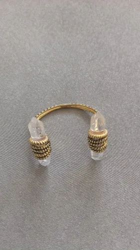 Bracelete Banhado a Ouro com cristal Maria Dolores