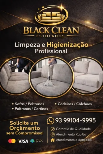 Limpeza de Sofá a Domicílio em Santarém - Black Clean