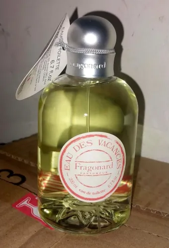 Perfume Francês Fragonard Eau de vacances 200ml lacrado original