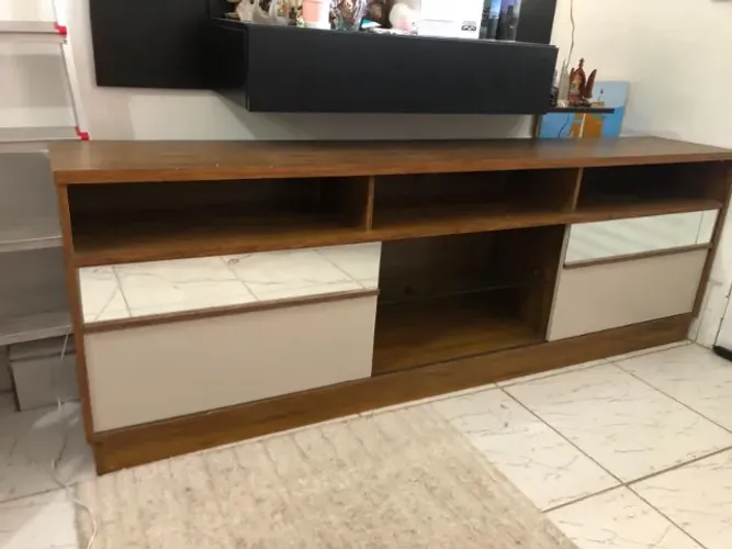 Vendo Rack para sala e mais um balcão de cozinha por 550,00