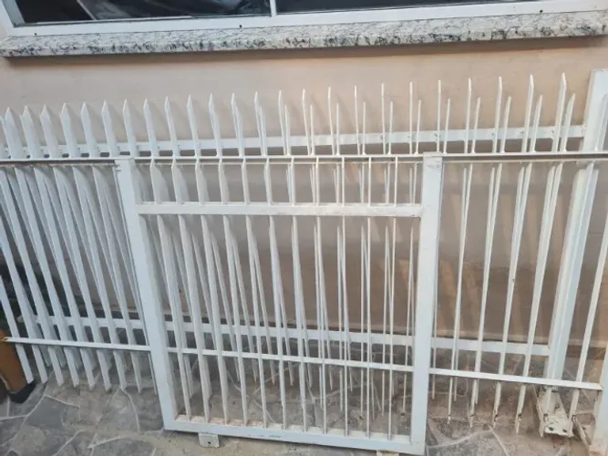 Portao de ferro galvanizado