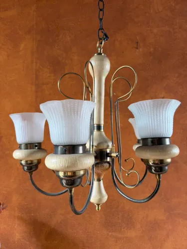 Lustre estilo dinamarques 5 braços