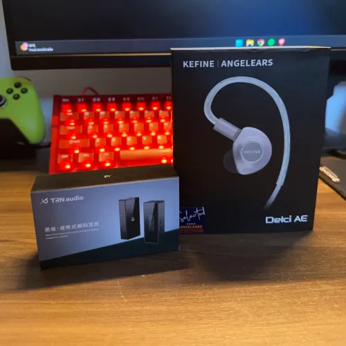 Fone IEM Kefine Delci AE + DAC TRN Black Pearl