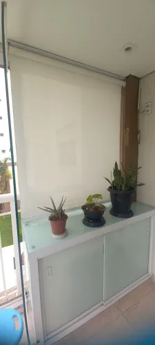 Persiana rollout para sacada off white