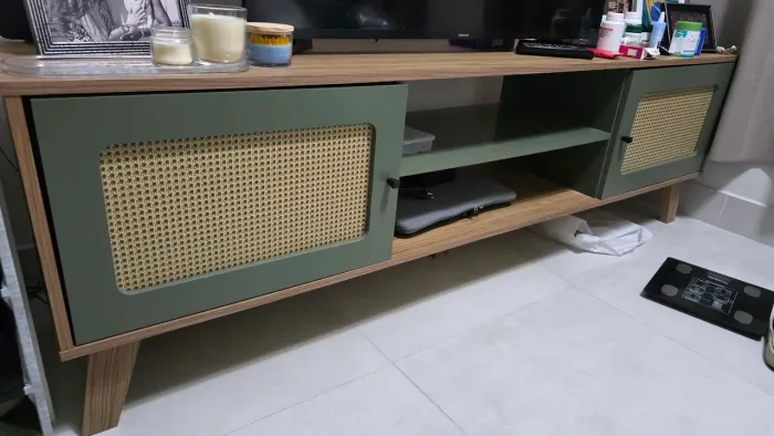 Rack MDF charlotte para TV até 75 polegadas