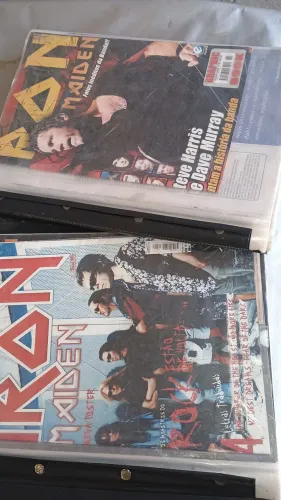 Pastas para colecionador material banda Iron Maiden