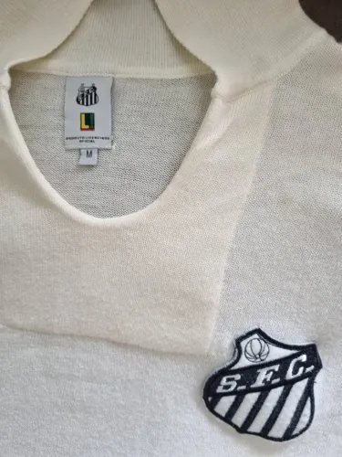 Camisa Santos Retrô - Séria Jornal "Lance" N°10 - Tamanho M (Raridade)