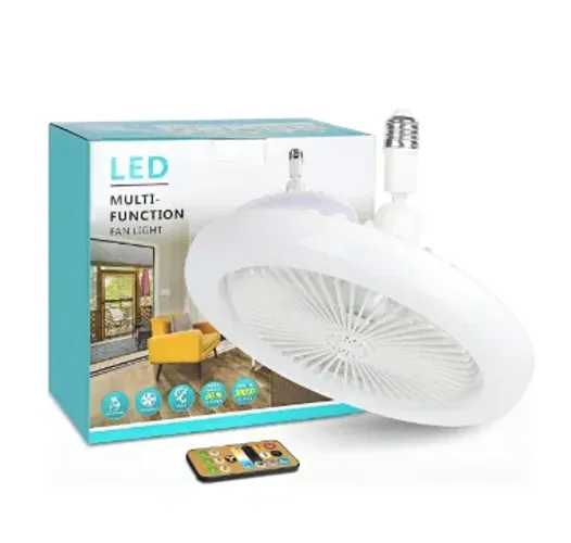 Ventilador de Teto LED com Controle Remoto Aromaterapia