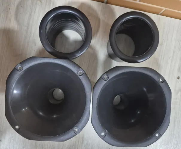 2x Cones de Corneta Curta e 2x Dutos 3"