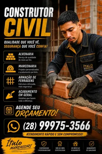 Construtora civil, Marido de Aluguel, atendendo grande Vitória-ES