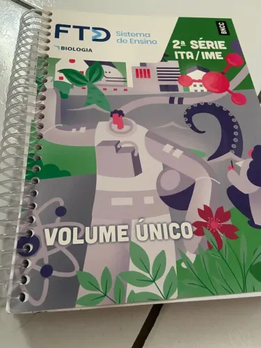 Livro de biologia para a segunda série ita/ime-Editora FTD 