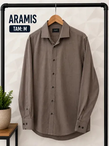 Camisa Marrom Aramis - Nova