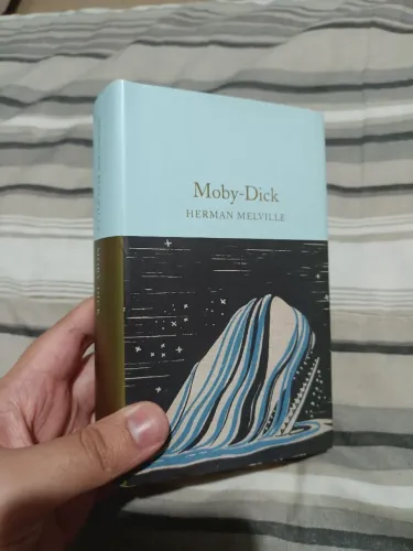 Edição de Bolso de Luxo de Moby-Dick (Herman Melville) em Inglês! Capa Dura, Jacket, Fita