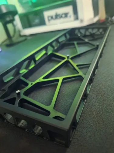 Case hollow de alumínio para teclado 60%, Ky60