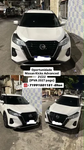 Nissan Kicks Advance 1.6 16V Flex AUT 2022