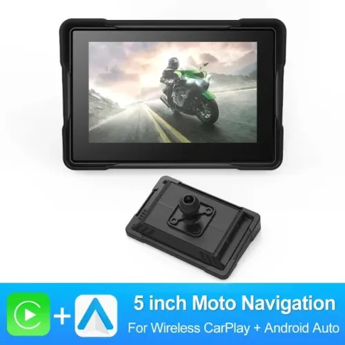 CENTRAL MULTIMIDIA PARA MOTO COM MARCADO DE PRESSAO DE PNEU