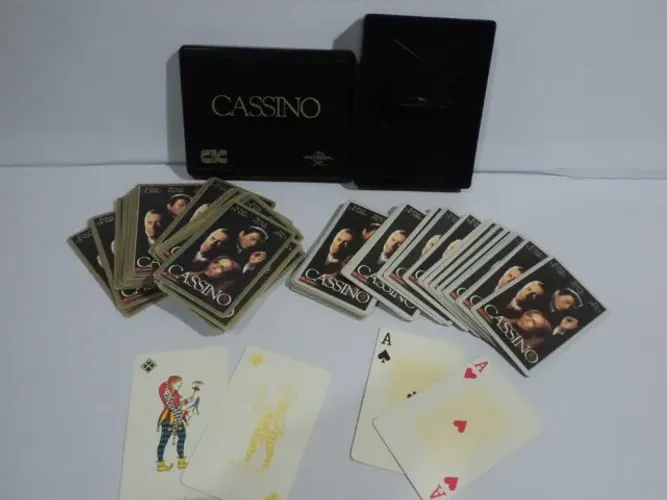 Baralho antigo do Filme Cassino Universal pictures promocional completo