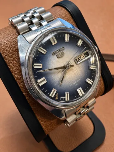 RELÓGIO SEIKO 5 - MOSTRADOR AZUL
