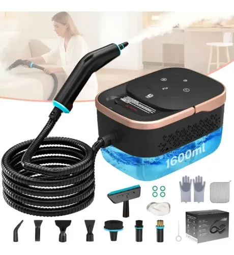 Limpador A Vapor Alta Pressão Portátil 1.6 l 2500w