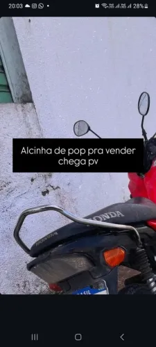 Alcinha reforcada da pop 110