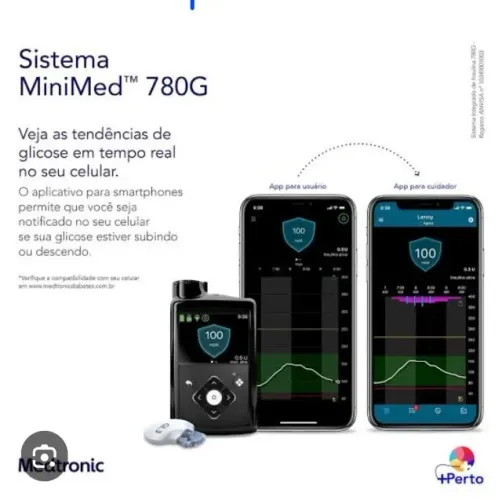 Bomba de insulina medtronic 780G minimed