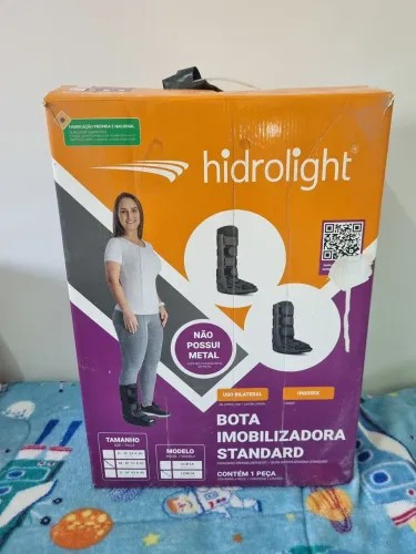 Bota imobilizadora Standart Hidrolight Longa TAM M( N° 37 A 42) Pé direito!!