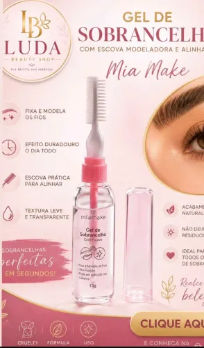 Gel de sobrancelhas Mia Make