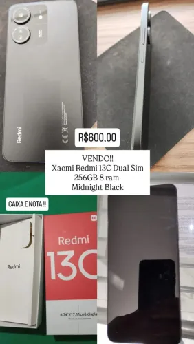 Xaomi Redimi note 13c Midnight 