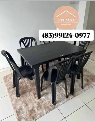 MESAS E CADEIRAS NOVAS COM VALOR PROMOÇÃO 