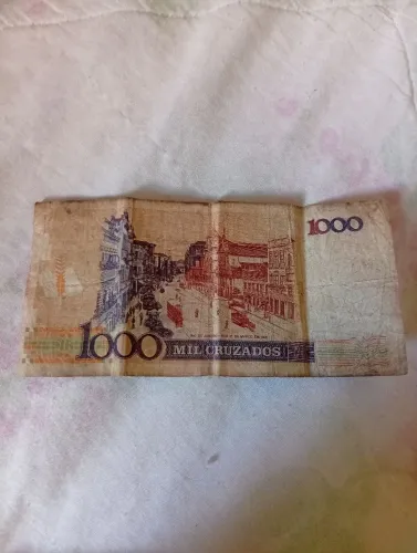 Cédula 1000 cruzados de 1987