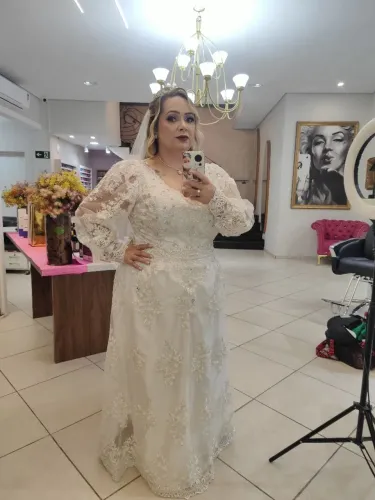Vestido de noiva plus size