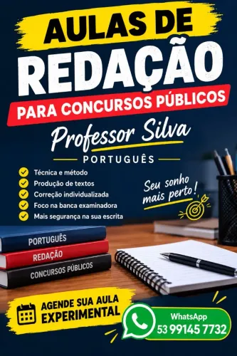 Aulas de Redação - Concursos Públicos