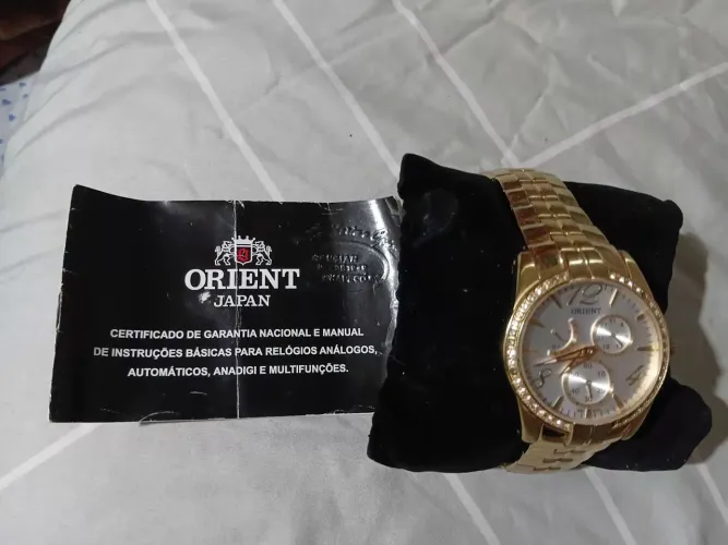 Relógio feminino marca Orient original.