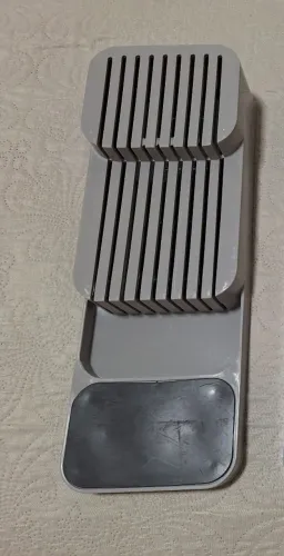 Porta facas cinza