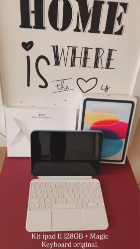 Ipad 11 128GB + Magic Keyboard original.