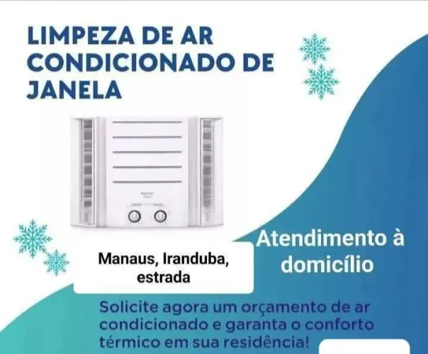 LIMPEZA de AR CONDICIONADO JANELA 