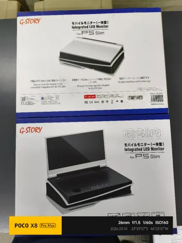 Monitor G-story portátil 14 HD 4k 60hz para PS5 Slim lacrado no Itaim Paulista/ Ferraz SP