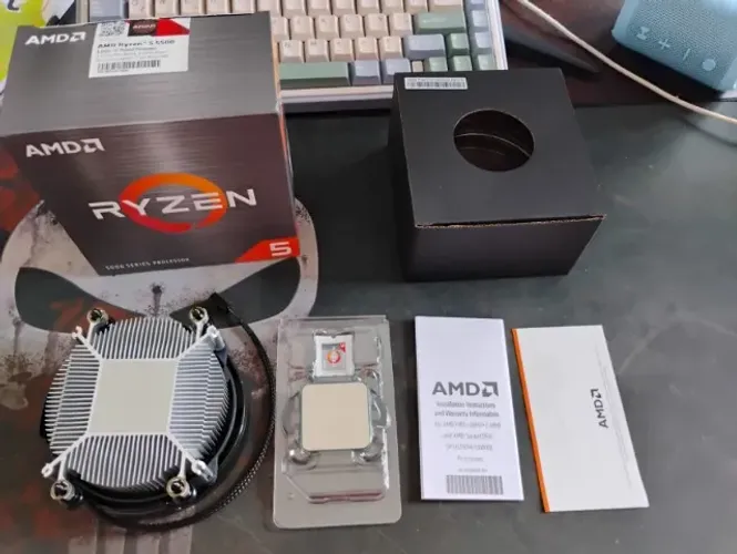 Processador AMD Ryzen 5 5500, 6-Core, 12-Threads, 3.6GHz (4.2GHz Turbo), Cache 19MB, AM4,