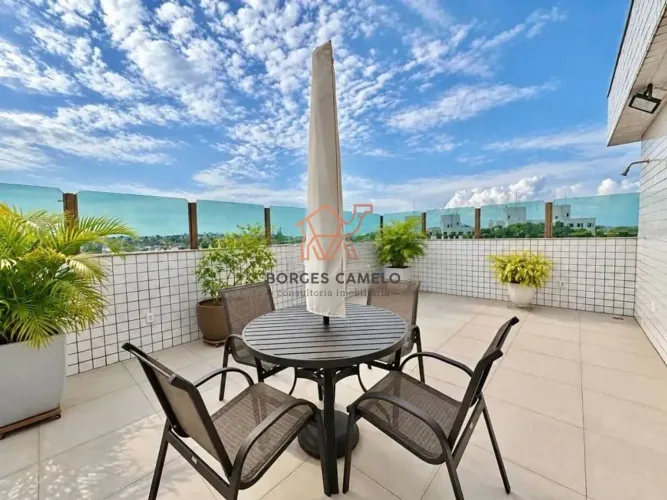 Cobertura com 3 quartos para alugar, 140 m² por R$ 4.800/mês - Santa Branca - Belo Horizon