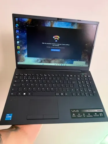notebook vaio i5 11º 8gb ram 256gb ssd intel iris xe tela 15.6 garantia 3 meses