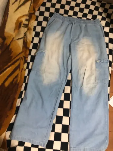 Calça jeans cargo